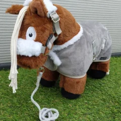 Crafty Ponies Luxusdecken Set grau 3030gr