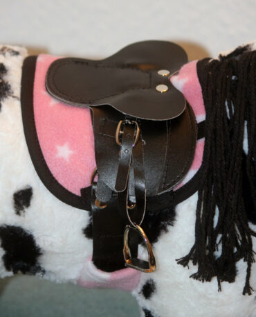 2080 Crafty Ponies Schabracke und Gurtschoner rosa – Bild 4