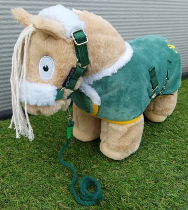 Crafty Ponies Luxusdecken Set grün – Bild 2